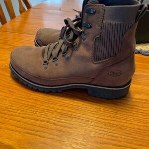Chaco Men's Dark Brown Leather Boots